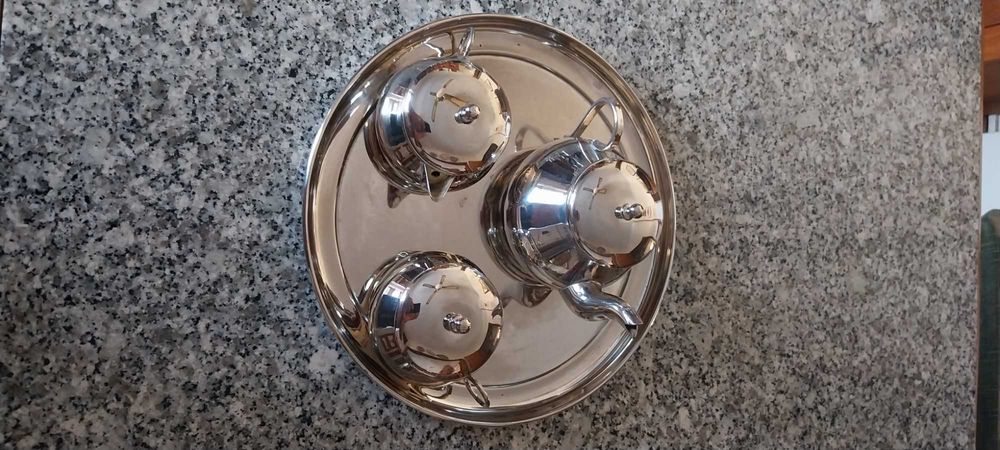 Conjunto de chá em casquinha