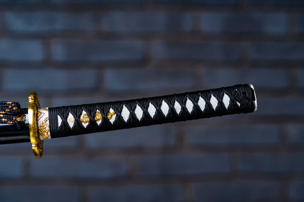 Miecz Samurajski Japońska Katana Stal Damasceńska Handmade Wa-Wa