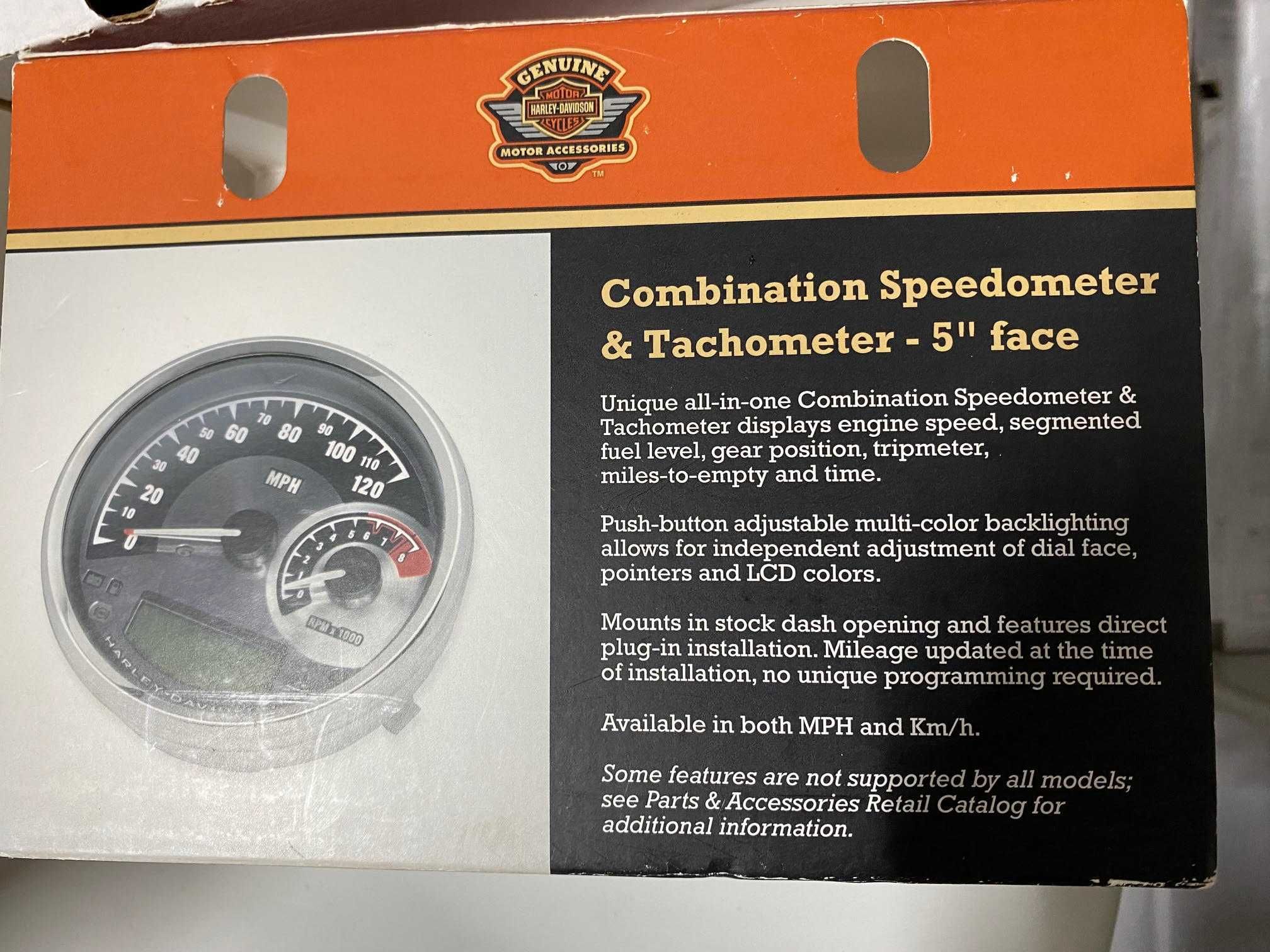 Conta kms, odometro Harley Davidson Combo multifunções em milhas