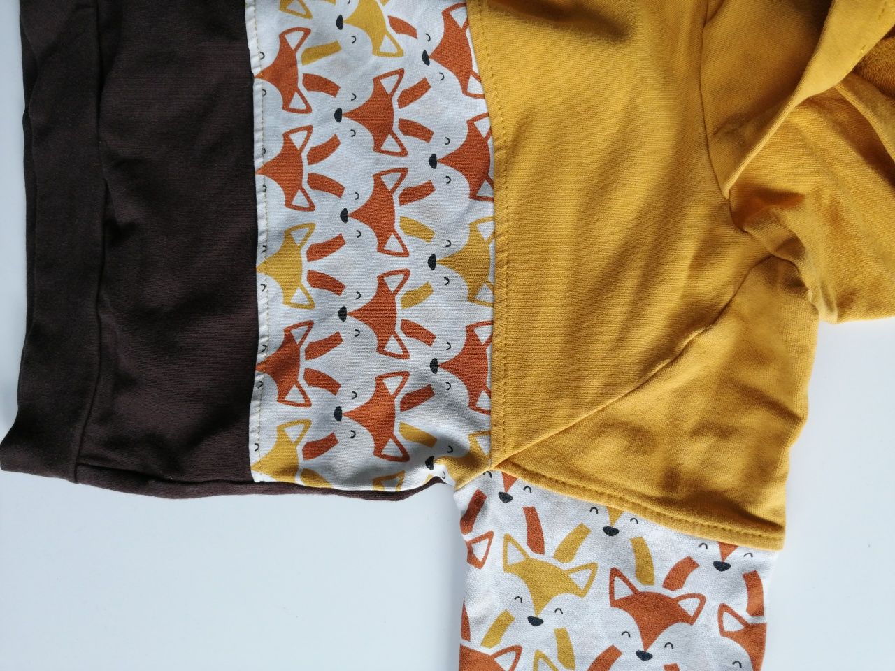 Bluza z kapturem liski jesień