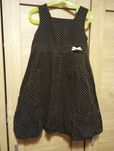 Vestido castanho para menina