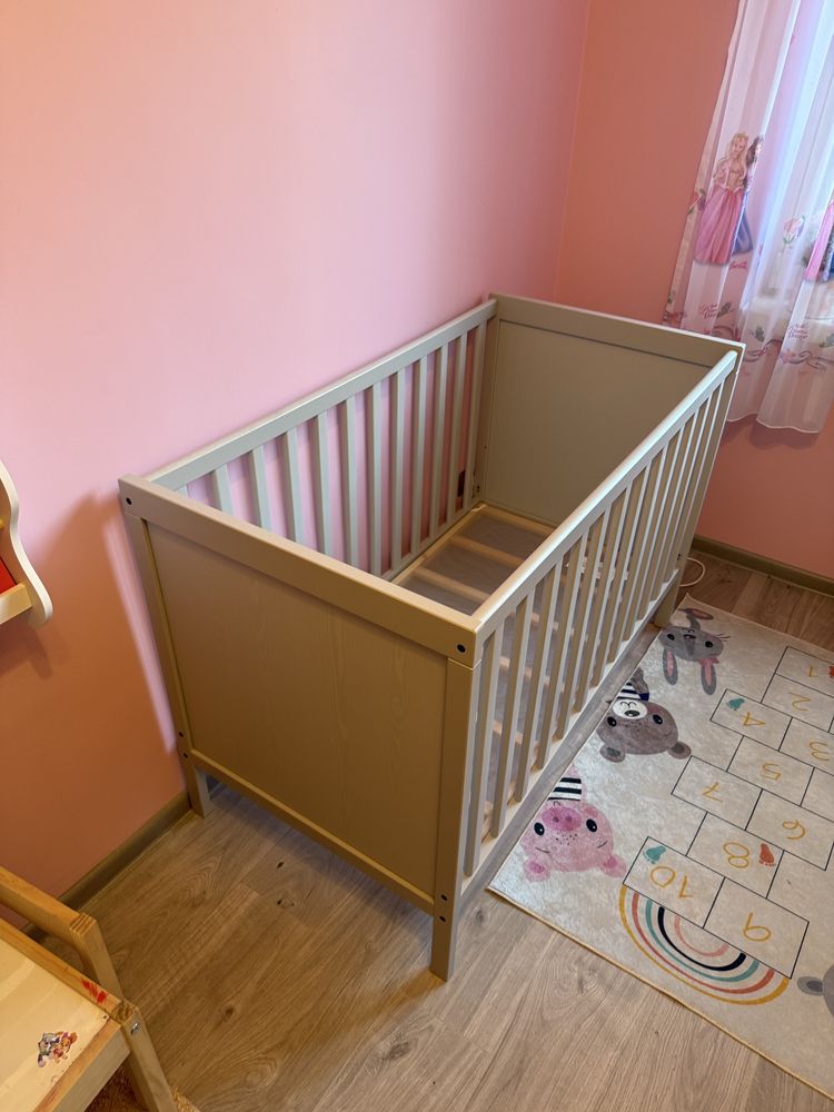 Łóżeczko dziecięce niemowlęce Ikea Sundvik