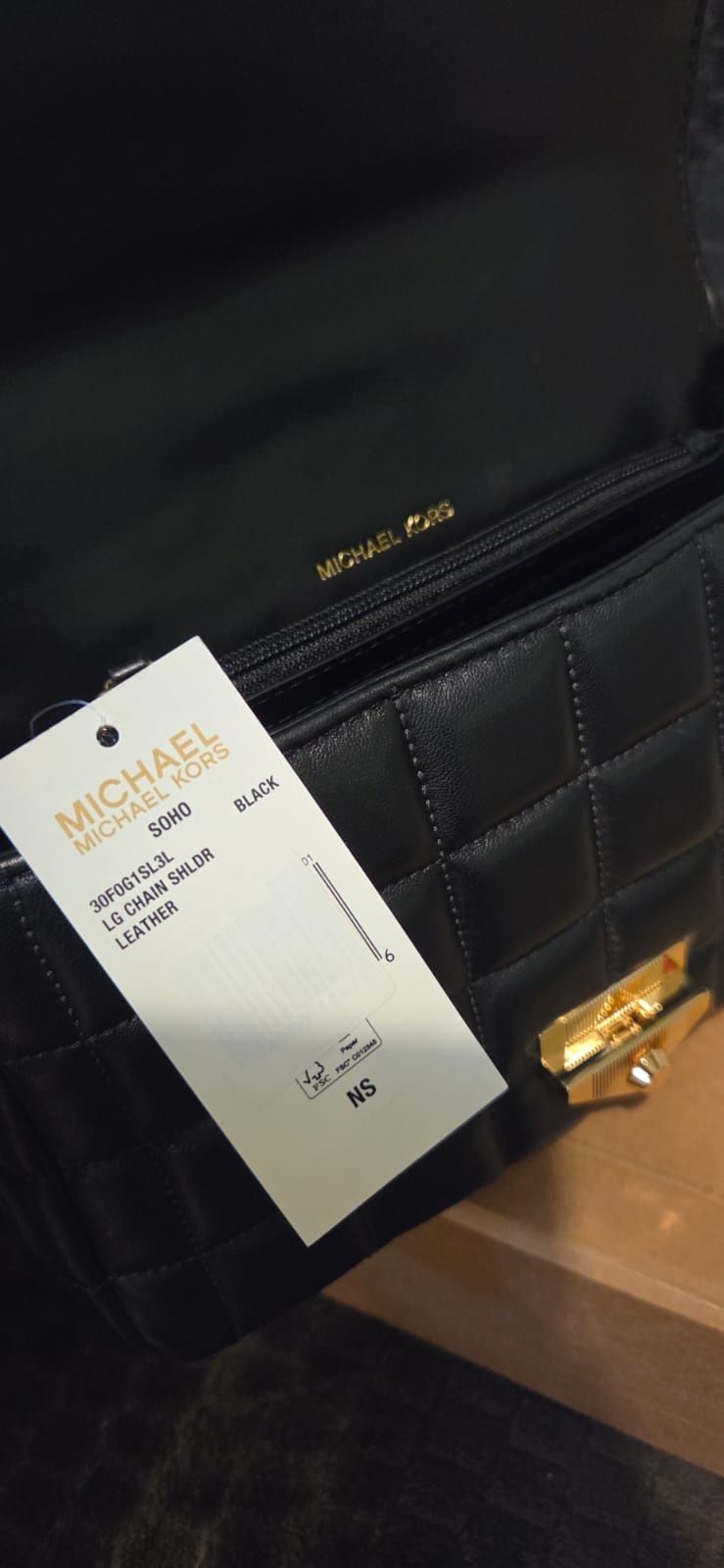 Torebka Michael Kors Soho czarna - większa wersja