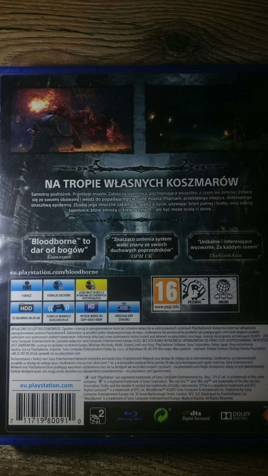 Gra BLOODBORNE PS4 Playstation 4 Ideał polska wersja dark souls dying