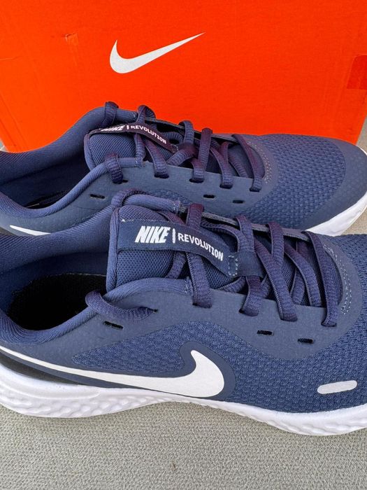 Nowe sneakersy NIKE REVOLUTION 5 (GS) granatowe 38,5