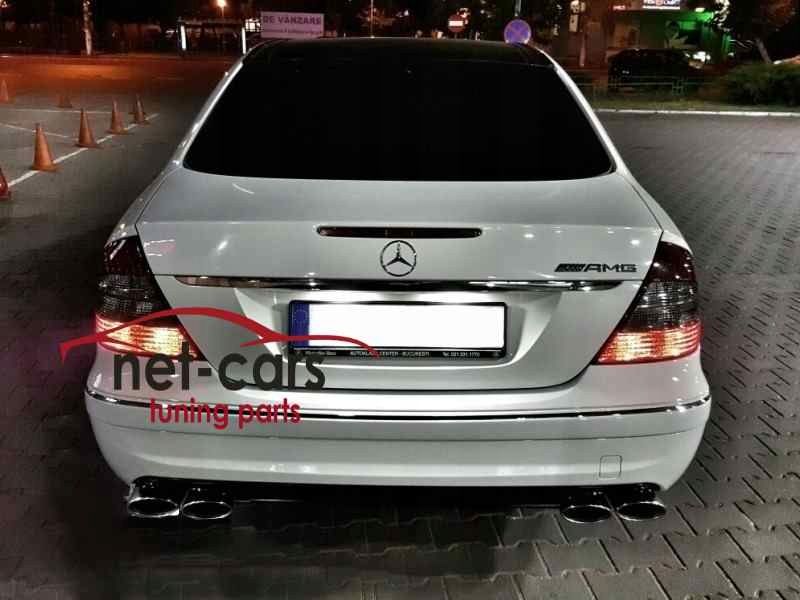 Zderzak tylny tył MERCEDES E W211 AMG 02-09 E55 63 E65 bez PDC