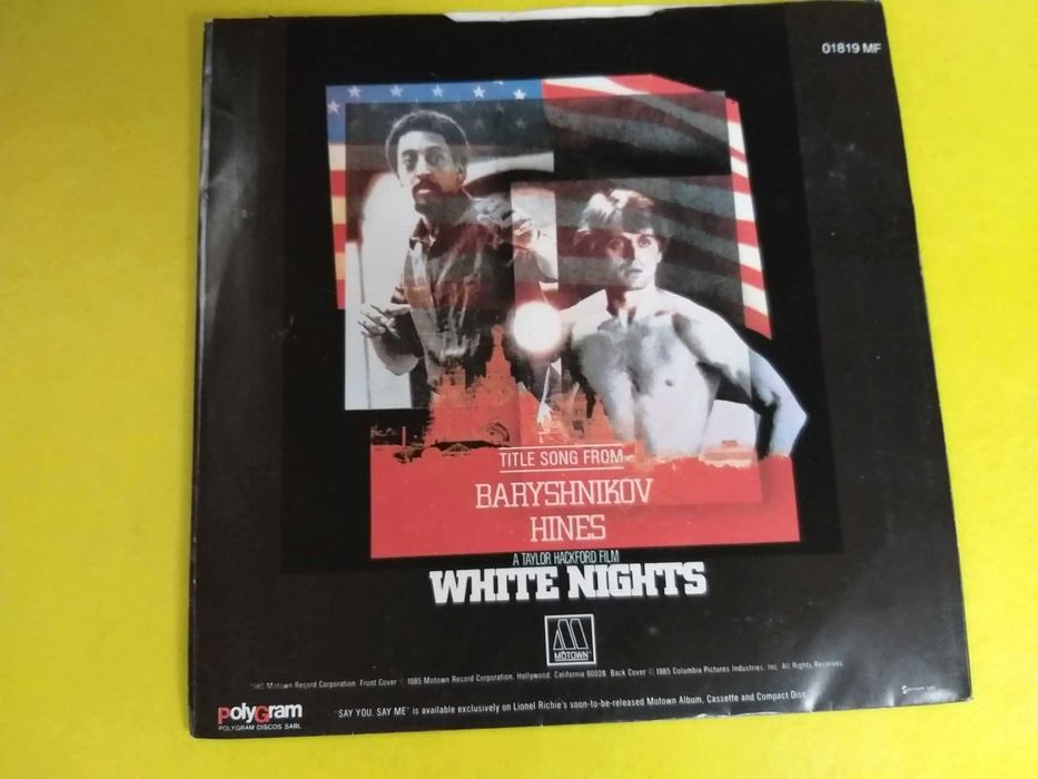 Capa do Single Vinil Lionel Richie-Say You, Say Me