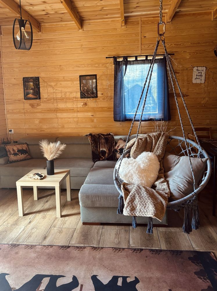 Całoroczne domki nad jeziorem z balią/jacuzzi i sauną, Kaszuby
