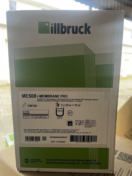 Taśma uszczelniajaca ME 508 Illbruck 100 mm cieply montaz  karton 75m