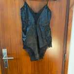 Pijama preto Renda