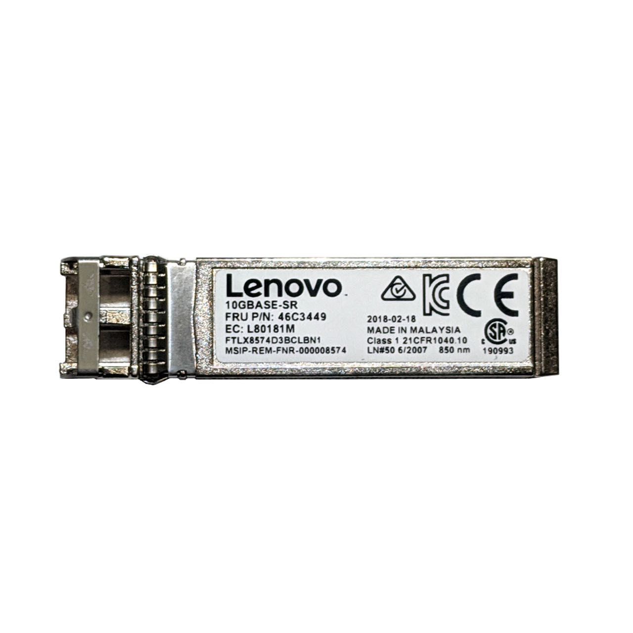 Tpaнcівep IBM Lenovo 46C3449 GBIC-Module 10GBASE-SR 10GbE 850nm SFP+