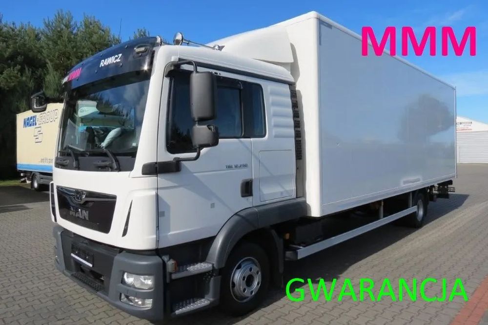 MAN TGL 12.250 SYPIALNIA KONTENER WINDA  KONTRAKT SERWIS MAN DE  1. właściciel, nawigacja, kamera cofania, SUBWOOFER, lodówka,