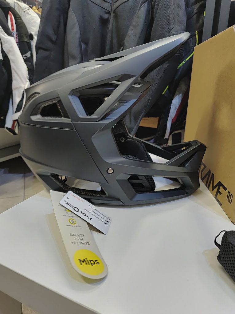 Kask FOX PROFRAME RS HFB6 cross rower czarny mat Matte Black roz  L