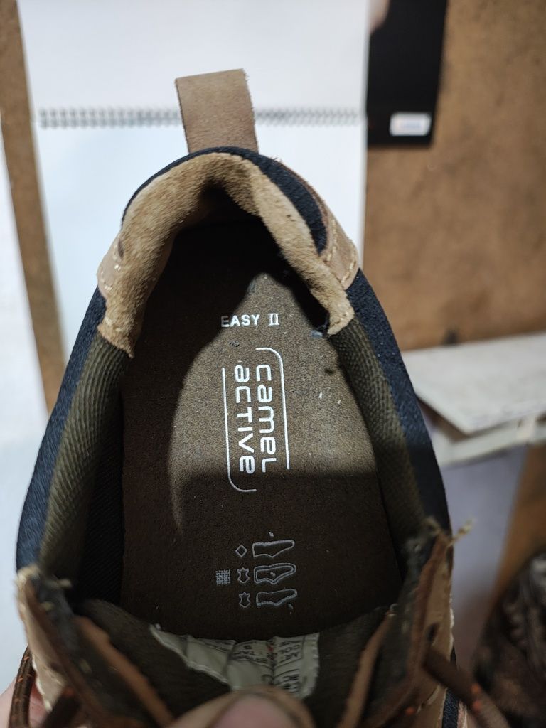 Buty skórzane jak nowe Camel Active. Rozmiar 42
