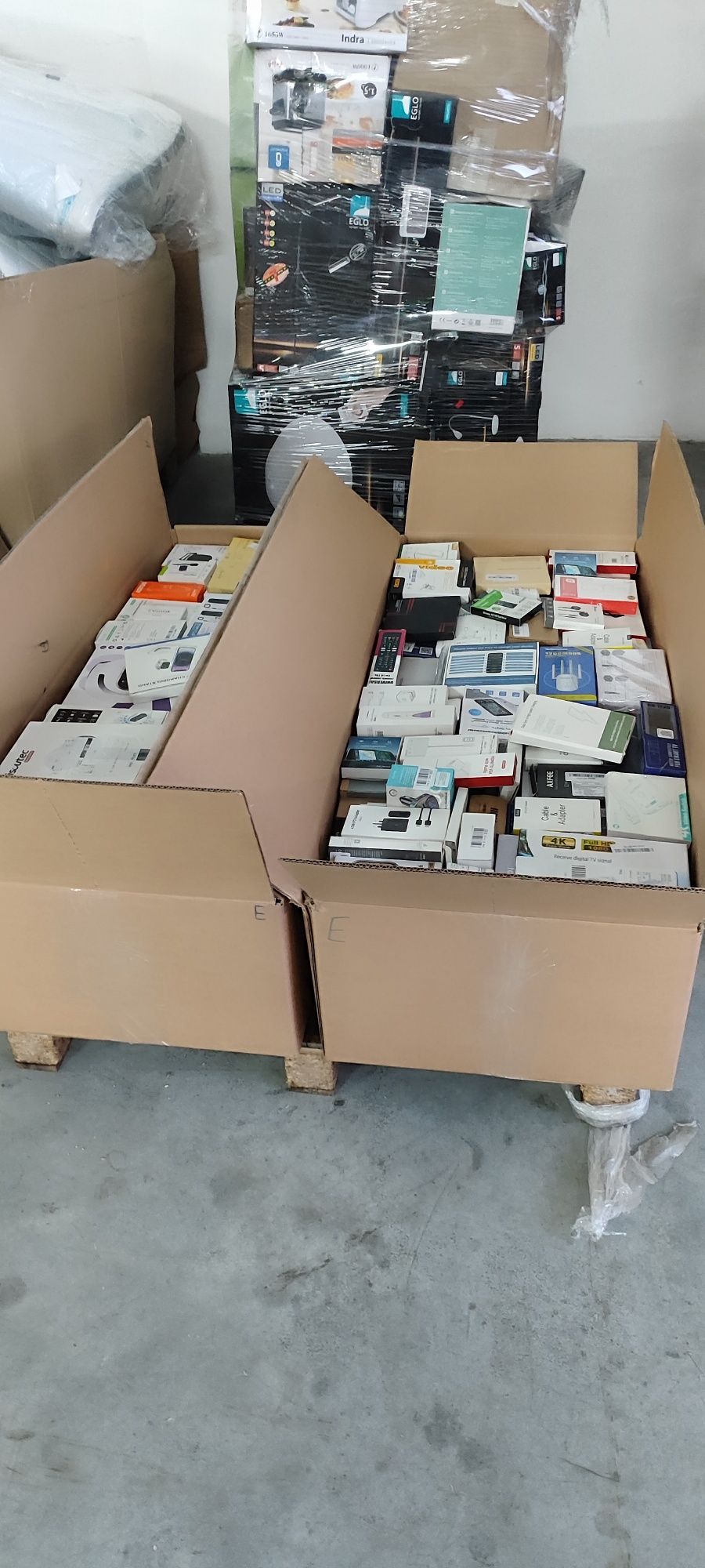 Palety Boxy mix Amazon i inne