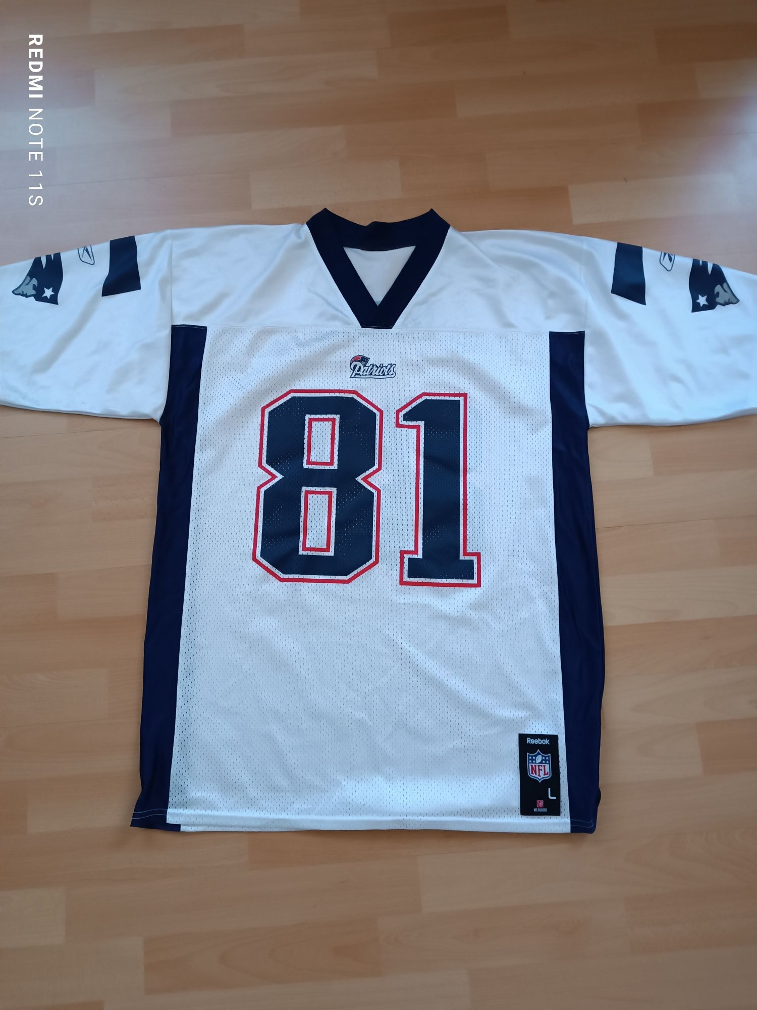 Meska koszulka new york patriots reebok L nfl