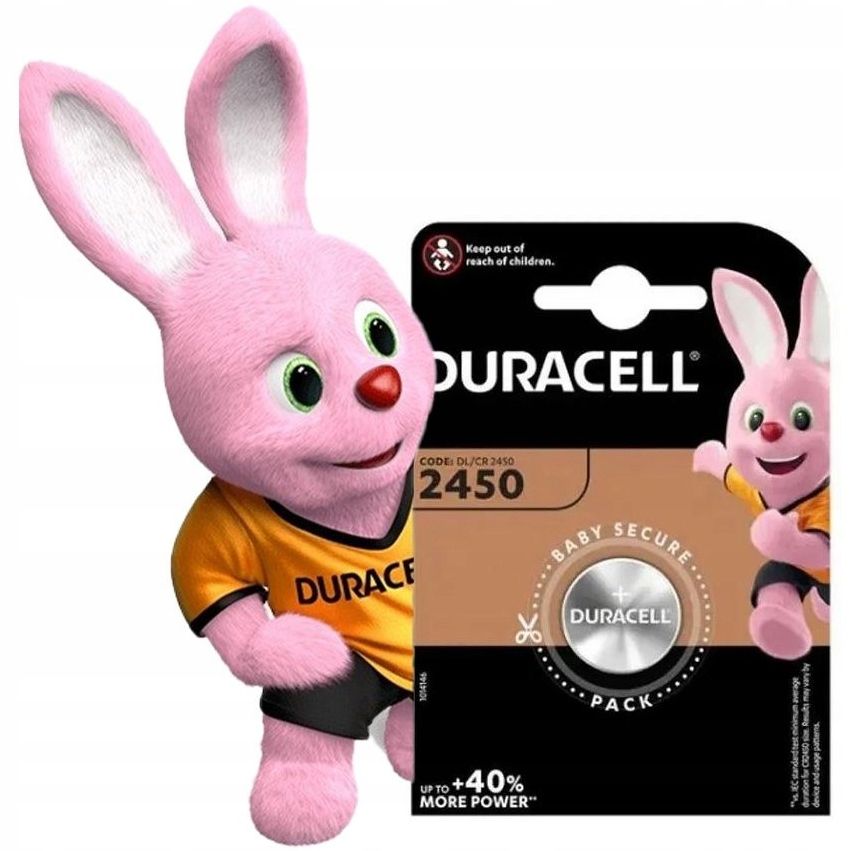Duracell 3V CR2450 Bateria litowa 2450 DL2450