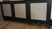 Witryna+komoda rattan