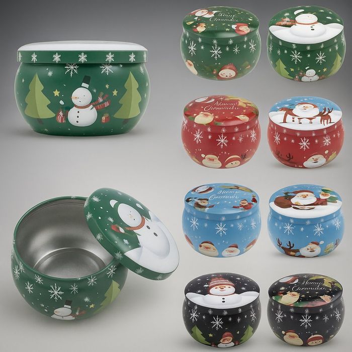 Банка, баночка, коробка новорічна подарункова