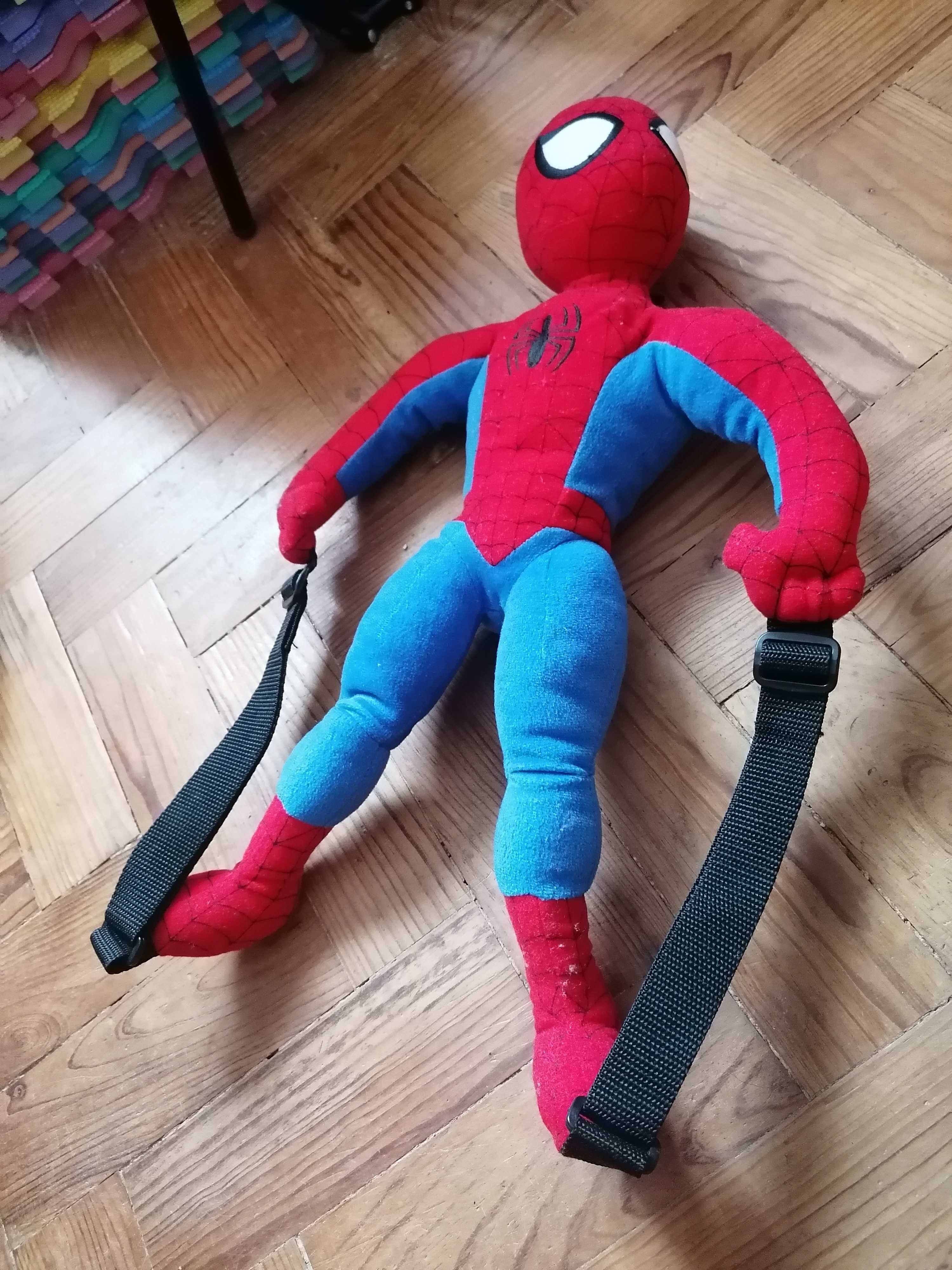 Homem-Aranha, mochila criança pequena+manta