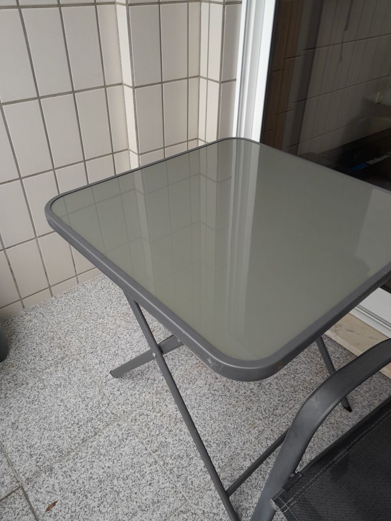 Conjunto de mesa + 2  caldeiras  C/ NOVAS