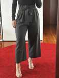 Calças Culottes de cintura subida - ZARA