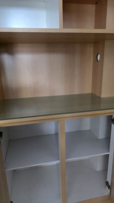 Movel novo em madeira com canto com 1.75 l, 2mts al, d 50 cm