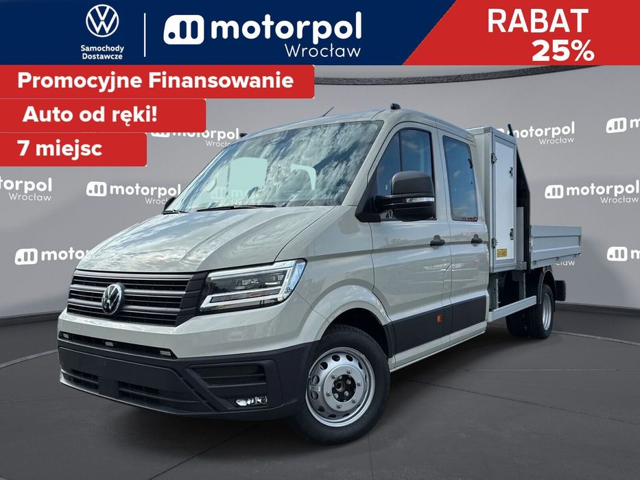 Volkswagen Crafter 50 AUTOMAT/Skrzynia+szafa narzędziowa, Podwójna Kab. na bliźniaku DMC=3.5t, 2.0BiTDI 163KM, 4490 mm  50 AUTOMAT/Skrzynia+szafa narzędziowa, Podwójna Kab. na bliźniaku DMC=