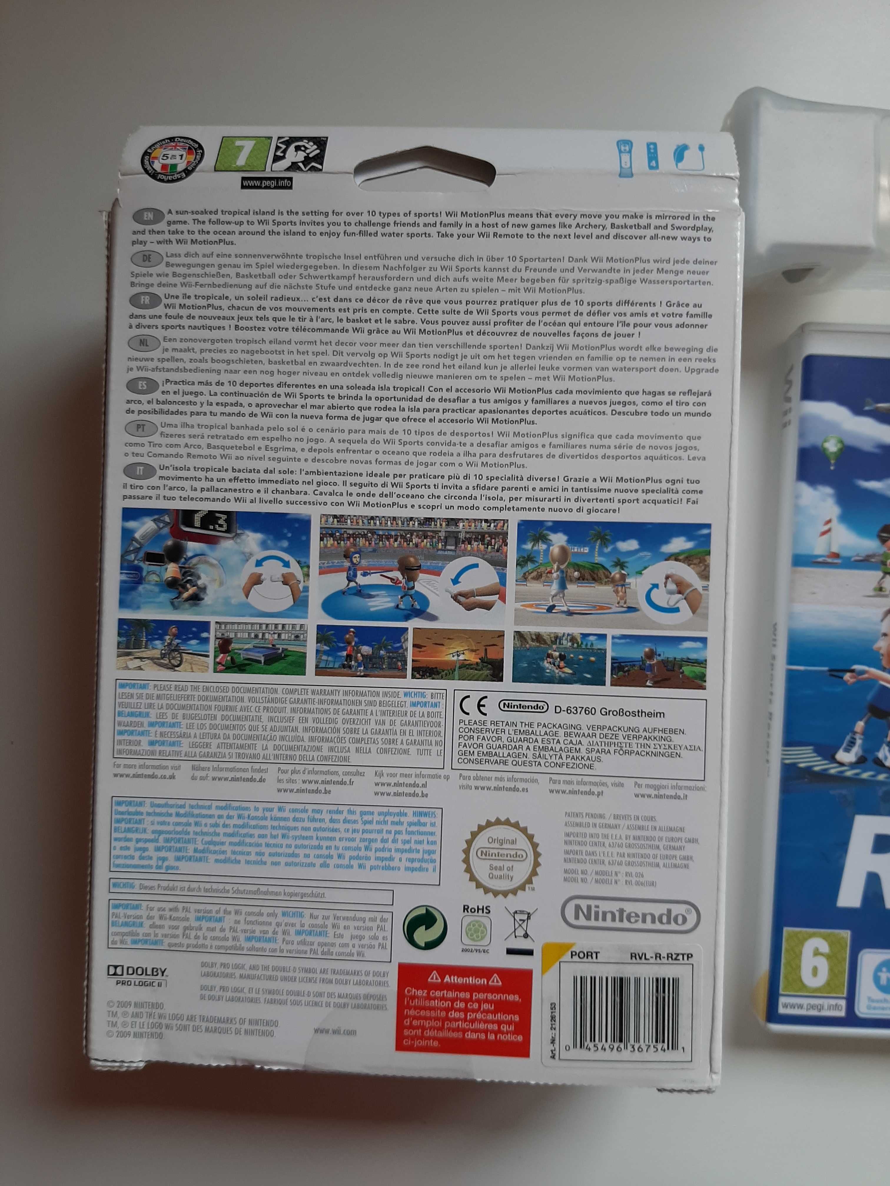 Jogo Wii Sports Resort + Wii Motion Plus para Wii/Wii U