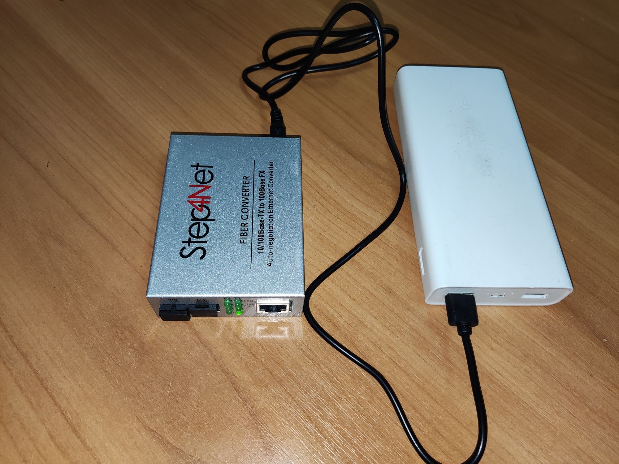 USB DC 5V перехідник для живлення роутера/медіаконвертера від повербан