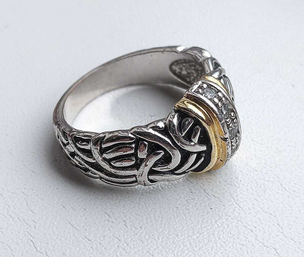 Кольцо перстень стильное в средневековом стиле металл