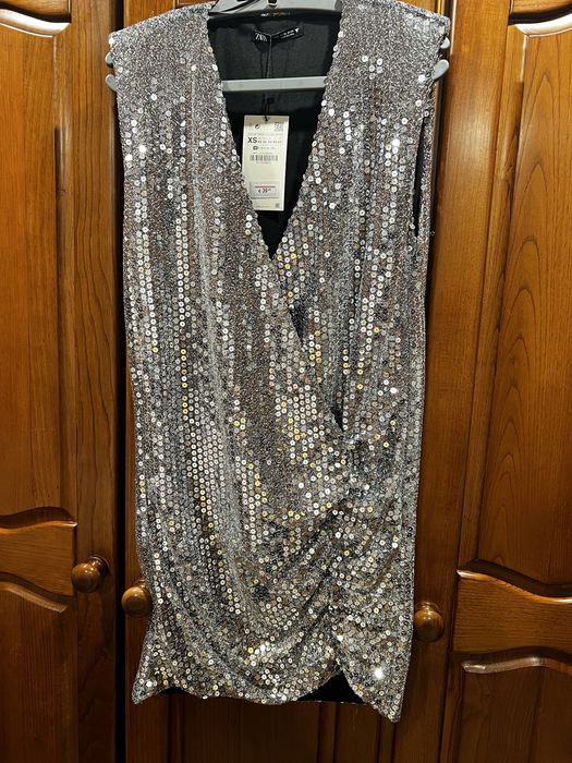 Vestido prateado