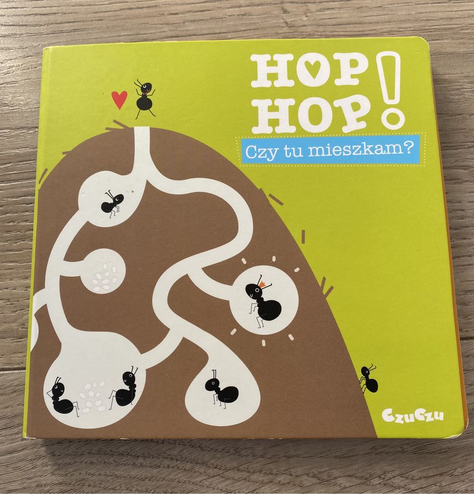 Rozkładana książeczka „Hop, hop, czy tu mieszkam?” (Czu czu)