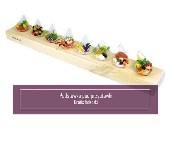 2W1 Deska na przystawki, świecznik, półka, 0014 fingerfood