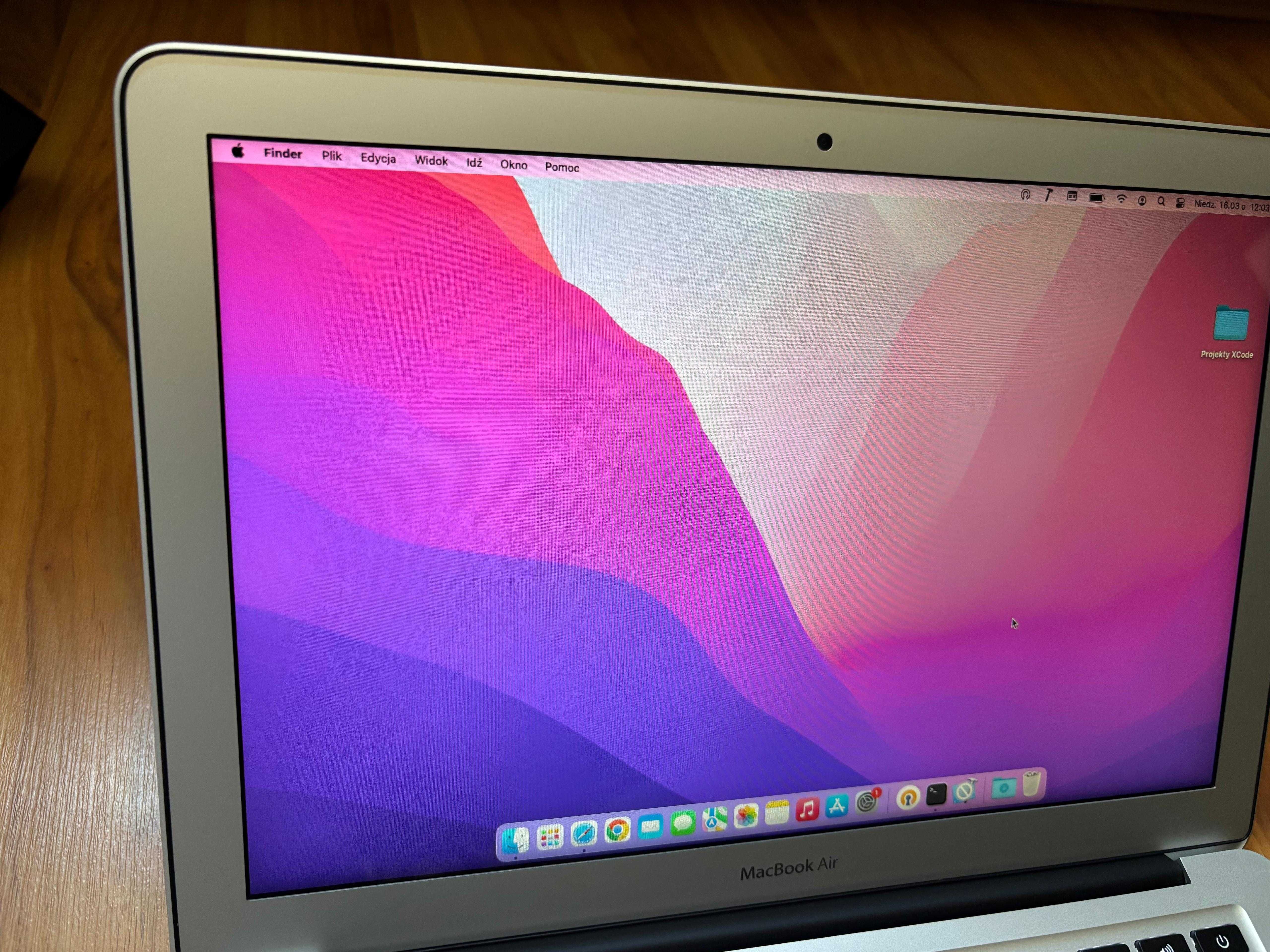 Apple MacBook Air 2017, 256GB SSD 76cykle ładowania !!!