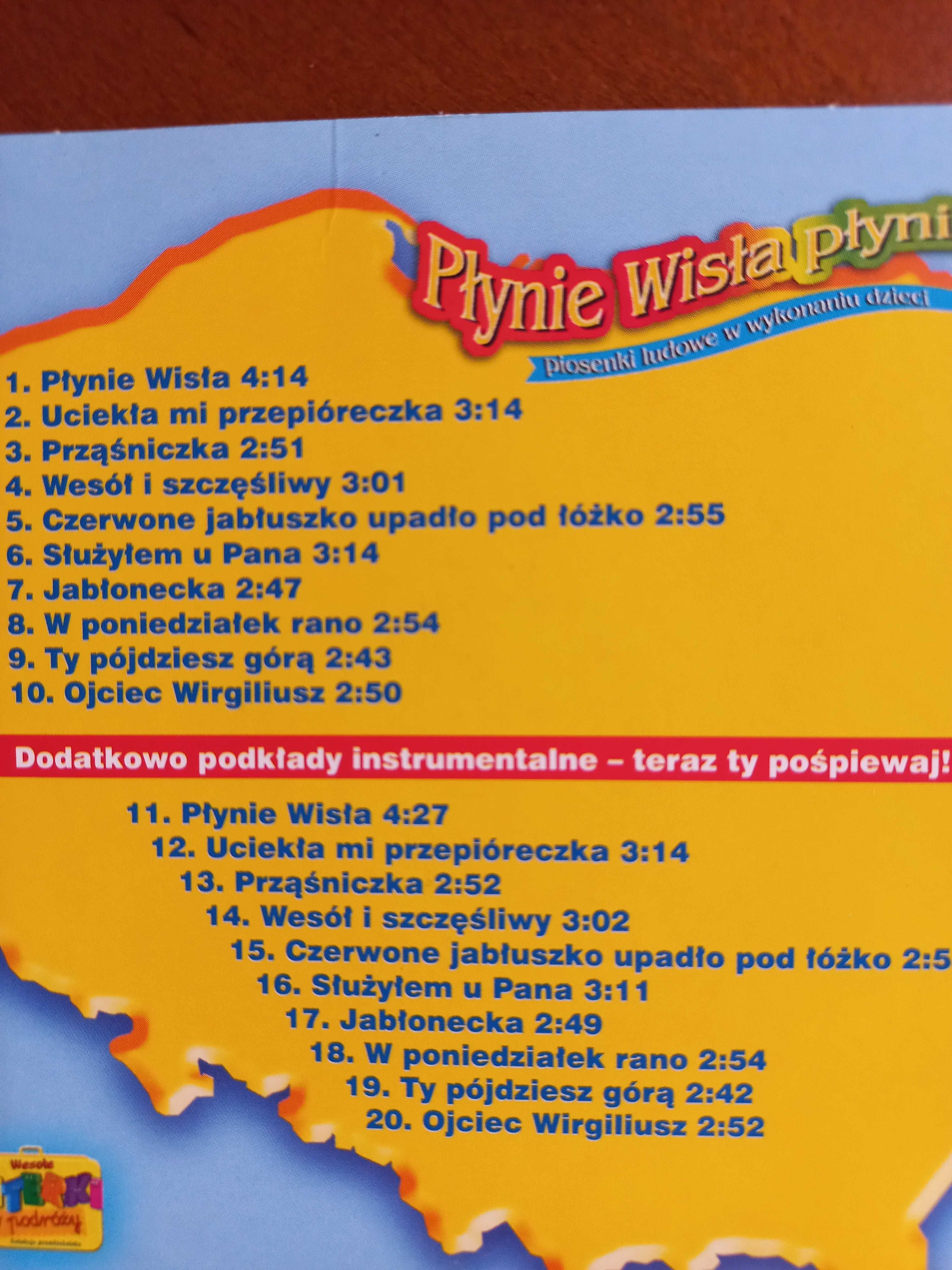 Płynie Wisła płynie 10 piosenek oraz melodii