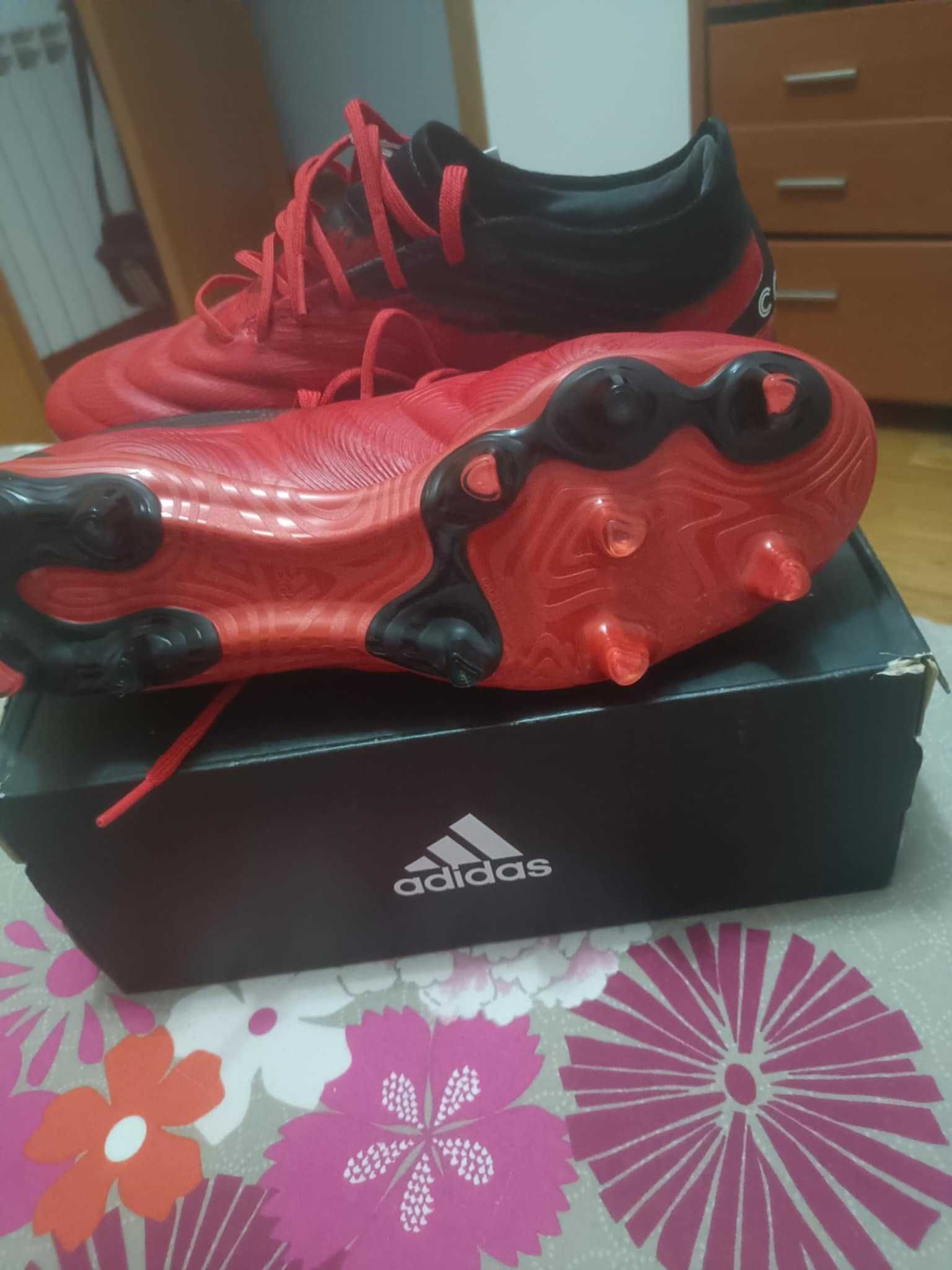 Adidas Copa 20.1 FG em couro profissional