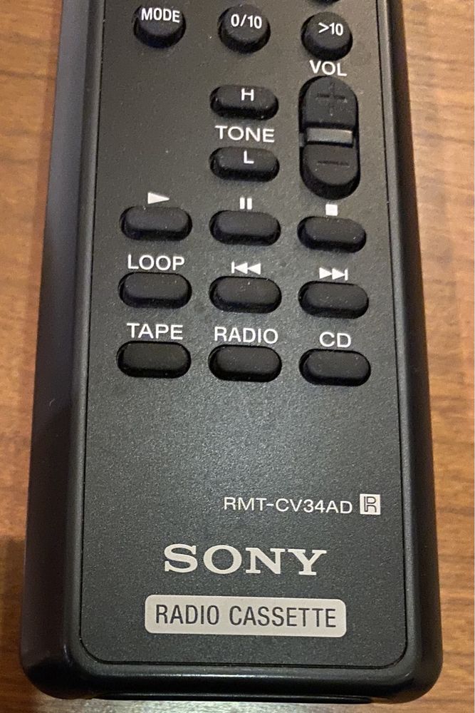 Comando IR -Sony RMT -CV34AD original para  Hi-Fi rádio/k7/cd