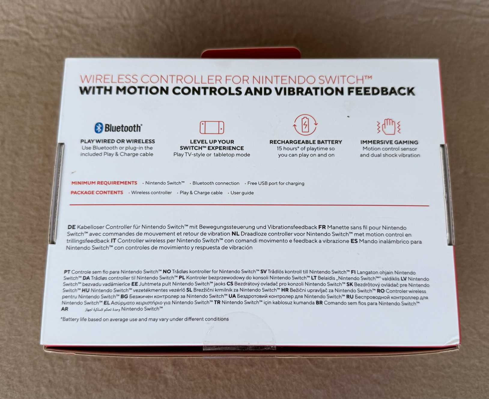 Controlador jogos Switch Bluetooth android ios