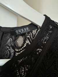 Мереживне чорне боді Guess