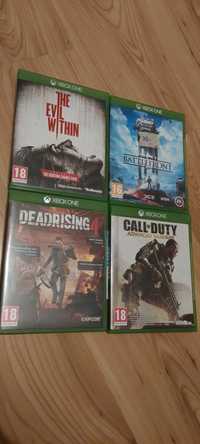 Gry na xbox one The Evil Within, Star Wars, Deadrising, Call of Duty.