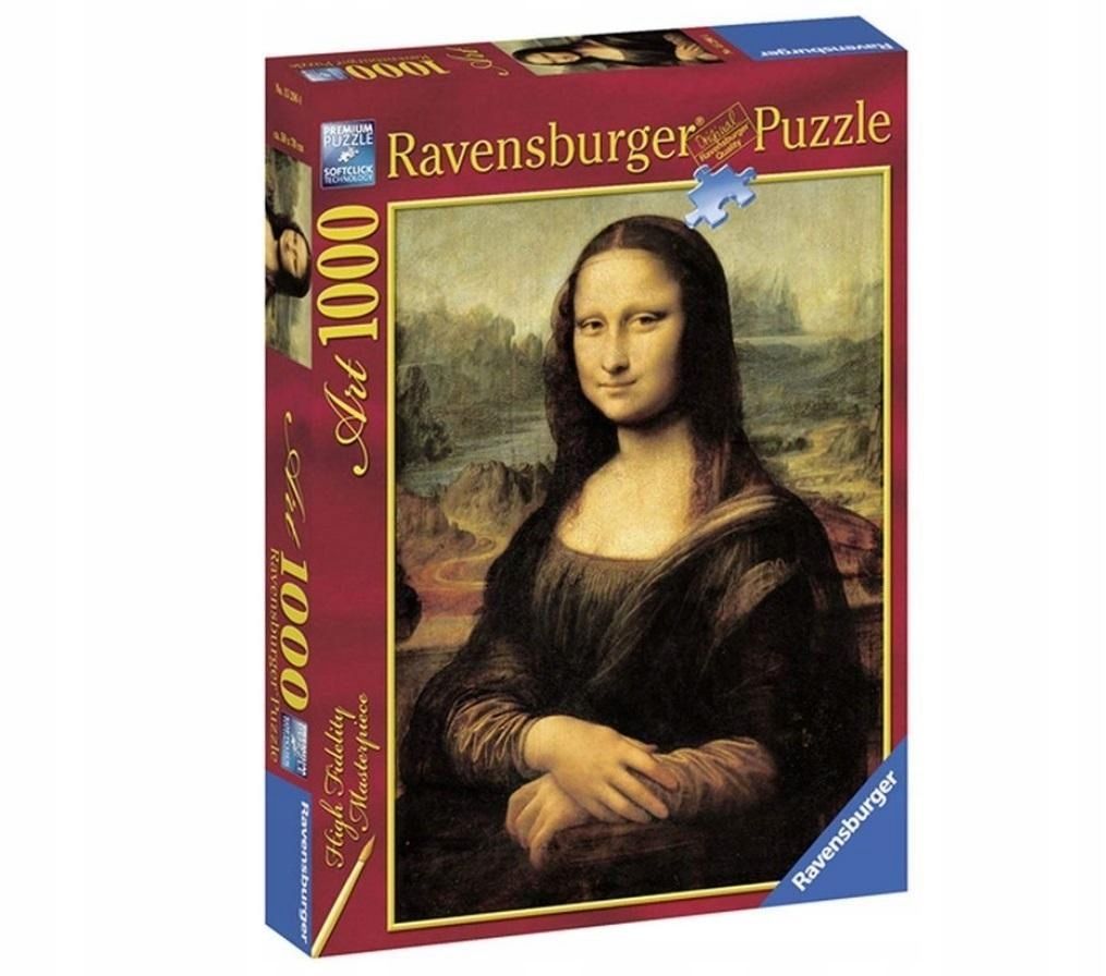 Puzzle 1000 Da Vinci Mona Lisa, Ravensburger