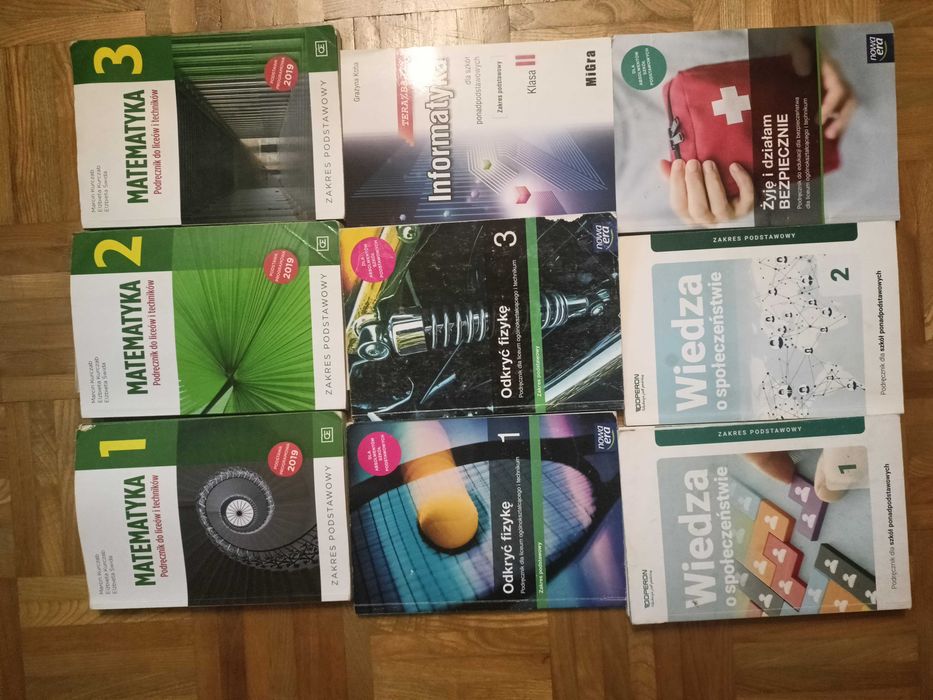 książki do liceum klasa 1 2 3 i 4
