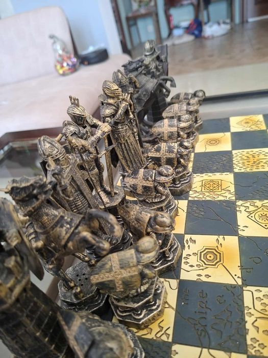 Szachy kolekcjonerskie Harry Potter super zestaw z dodatkami