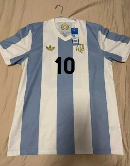Koszulkakibiców w stylu Messiego dla Argentina nr 10