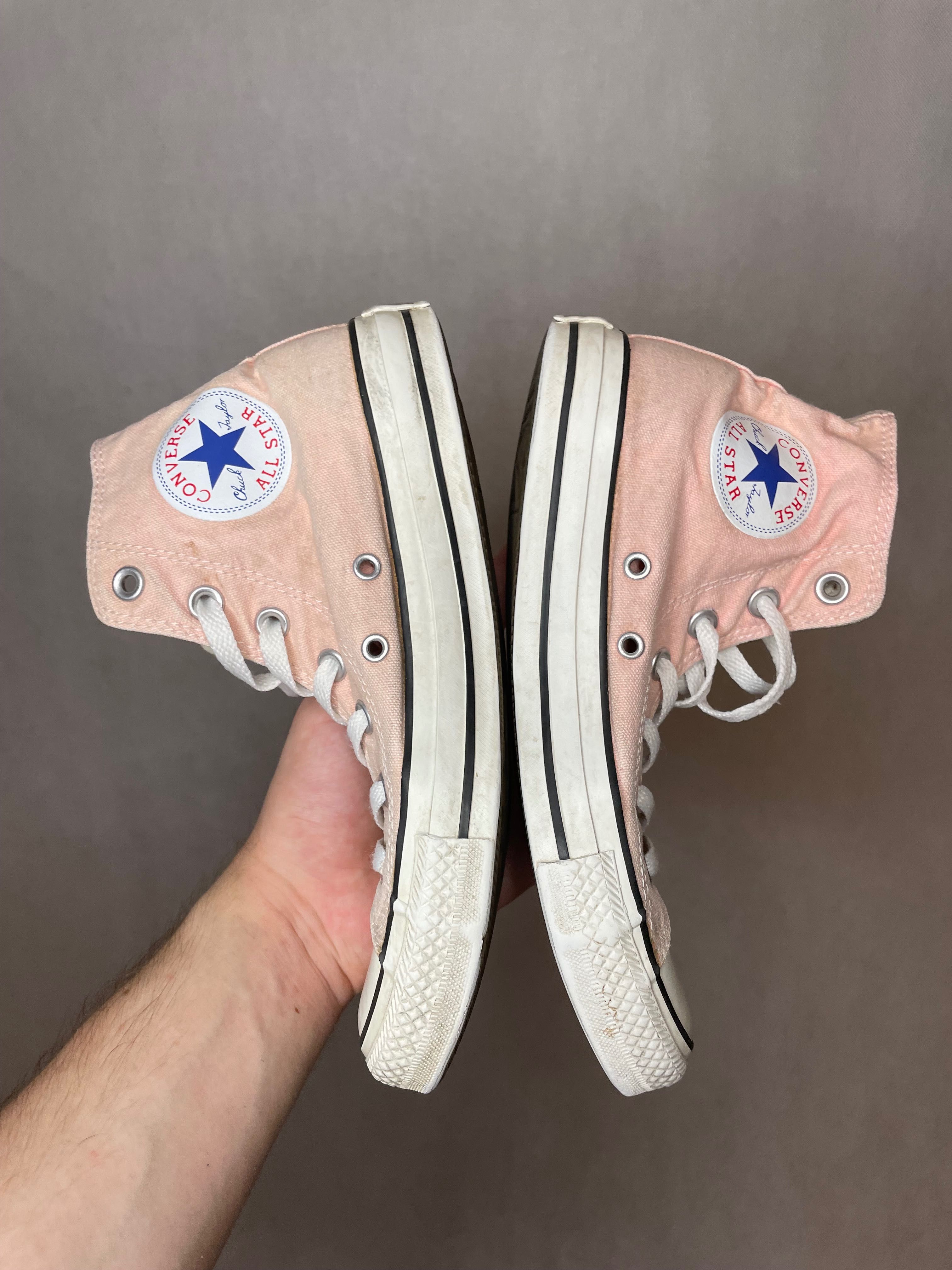 Converse wysokie łososiowe 38