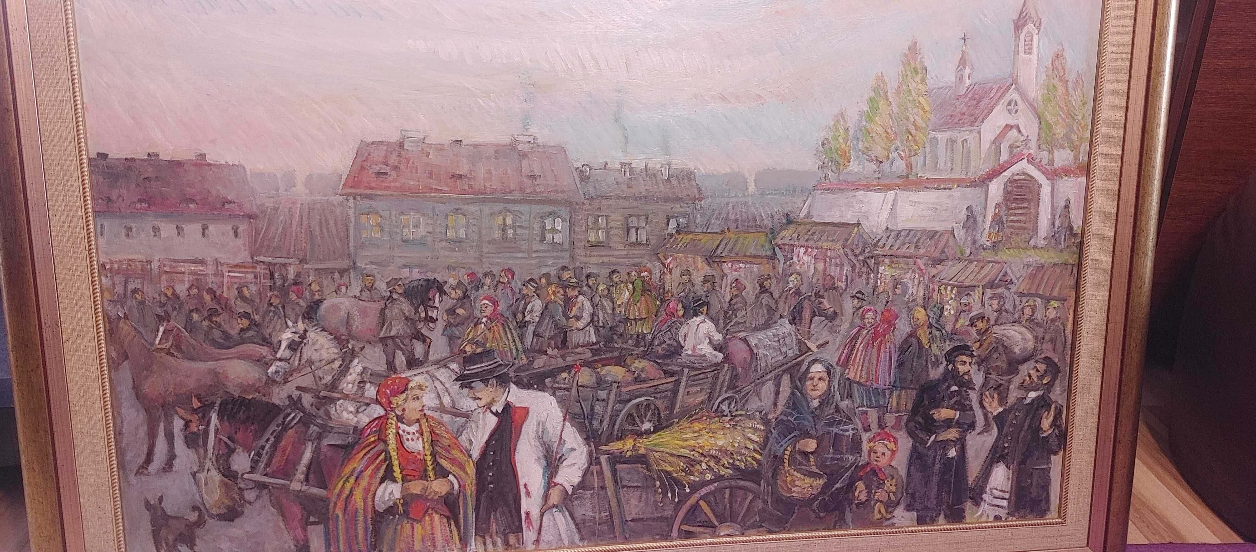 Obraz olejny sygnowany Marian Stefański