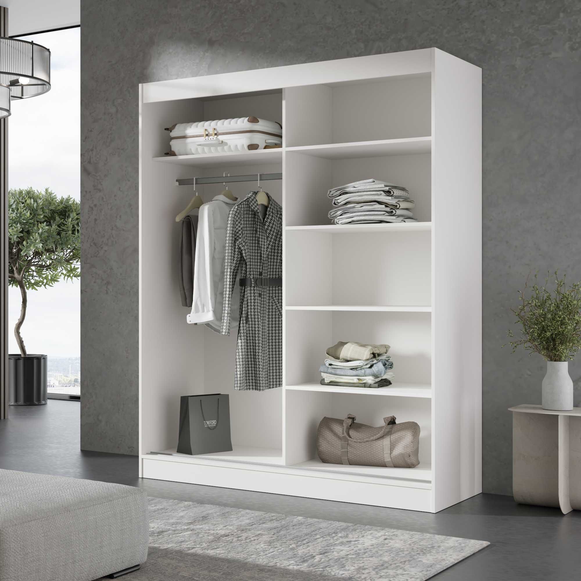Szafa przesuwna Como 2D 150 (lacobel) 9 wariantów [Darmowa Dostawa]