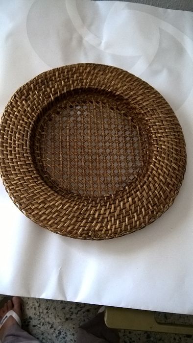 Prato/Centro de mesa em verga NOVO