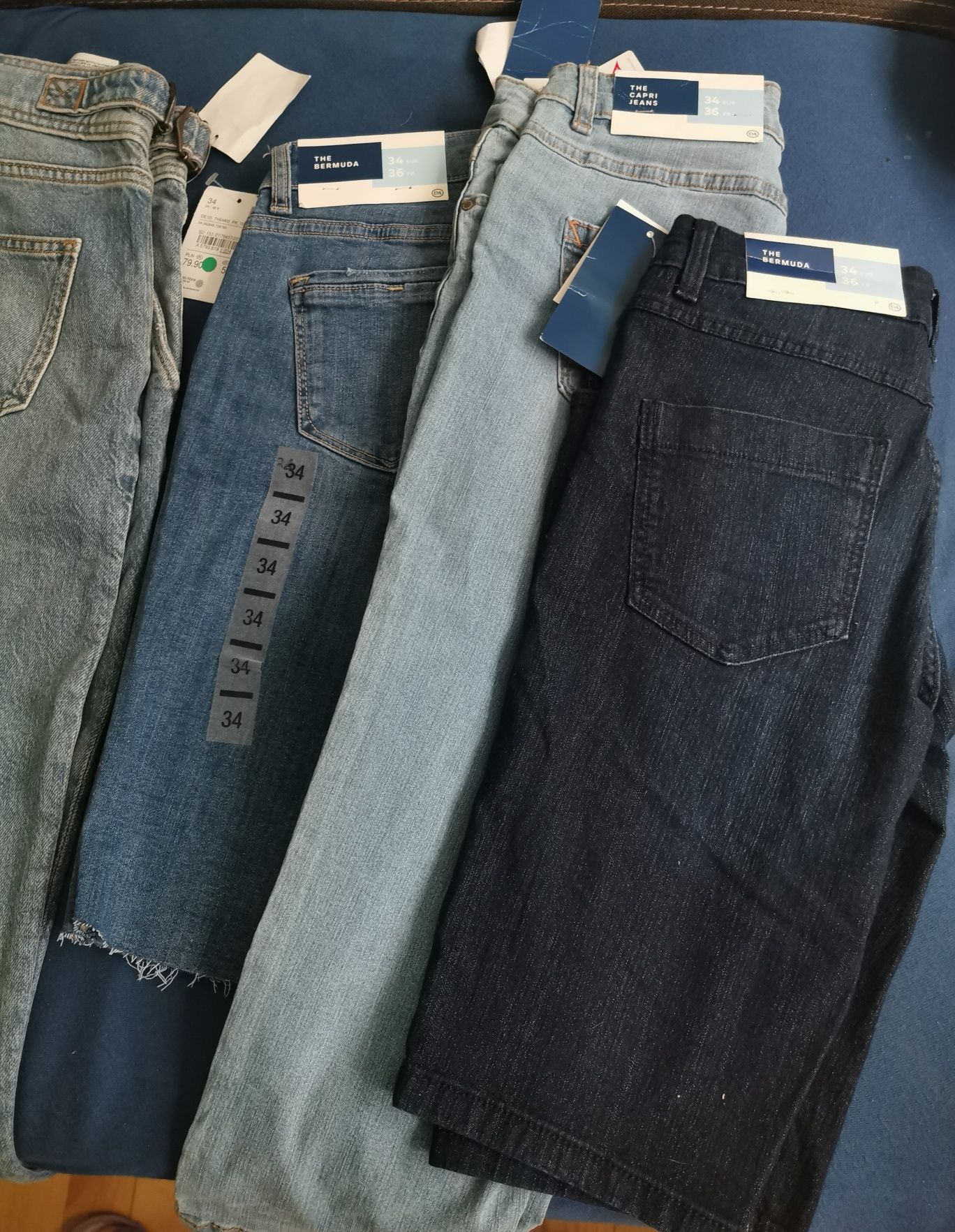Zestaw jeansów XS